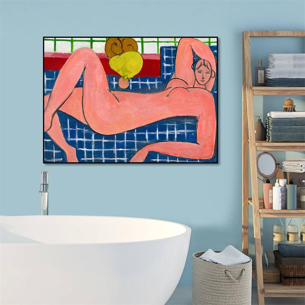 

Анри Матисс Большая лежащая обнаженная обнаженная на холсте с принтом на плакате