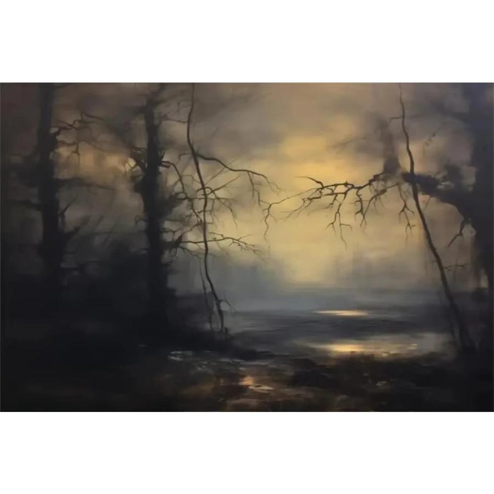 Dark Academia Art The Witch Demon Poster Prints For Living Room Home Decor Magic World Gothic Crow Canvas Painting Wall Art G
