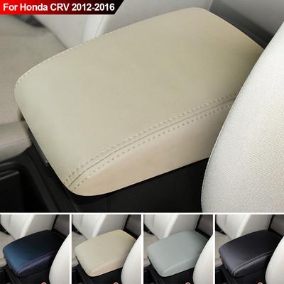 Microfiber Leer Auto Interieur Armsteun Doos Middenconsole Deksel Armsteun Cover Accessoires Cover Pasvorm Voor Honda CRV 2012-2016
