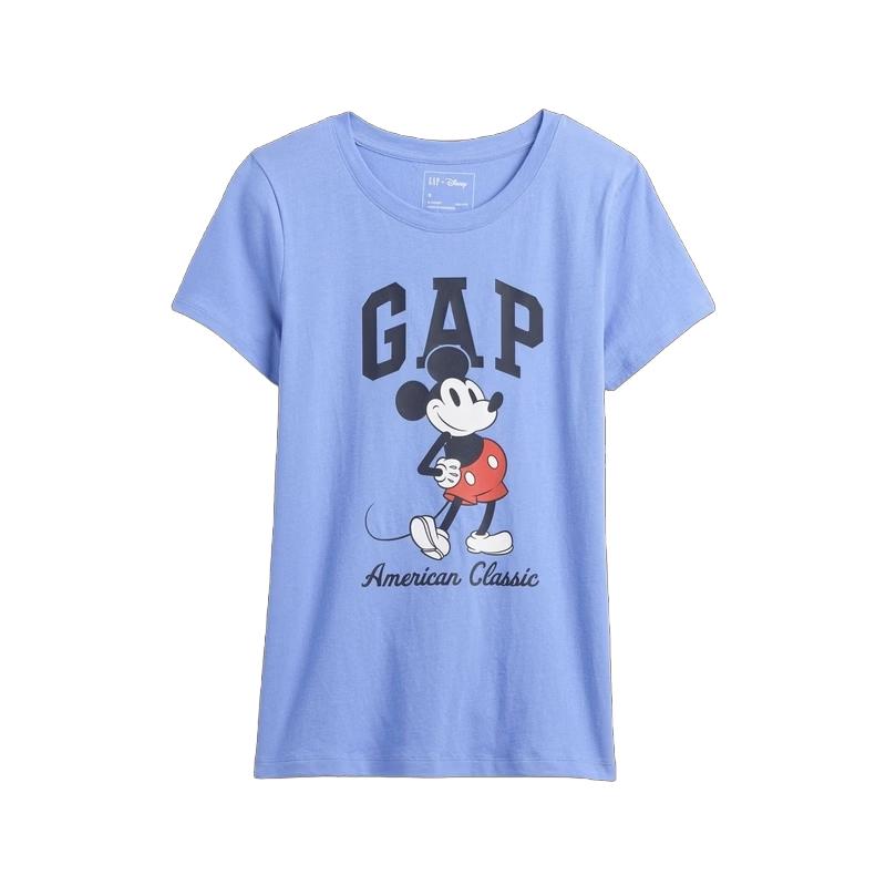 GAP Women s 2026 Spring Cotton Cartoon Print Short Sleeve T-Shirt XXS