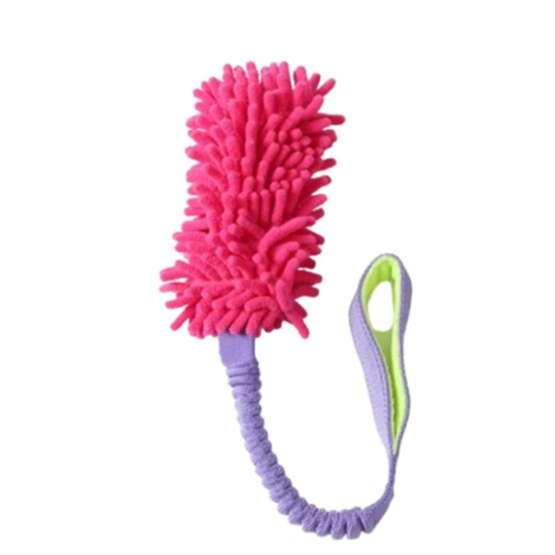 Multifunktionales interaktives Hundezerrspielzeug Plüsch-Beißspielzeug zur Zahnpflege