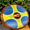 60.96 Cm Wooden Shield Viking Shield Cosplay Shield Wooden Painted Cross Shield Gift for Love