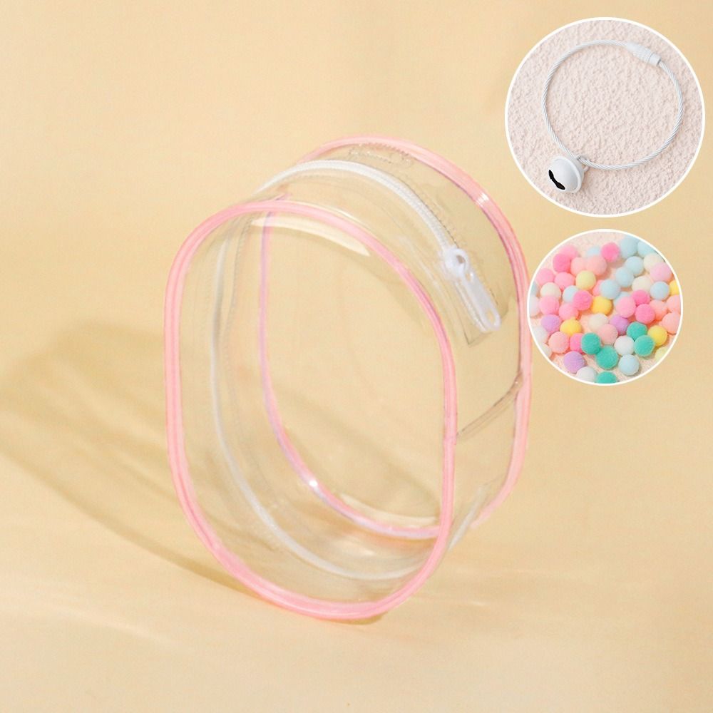 Hairball Doll Storage Pouch With Bell Keychain Outdoor Doll Display Bag  Doll Accessories