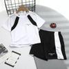 2026 Boys' Summer Sportswear: Short Sleeve and Shorts Mesh Set in 20 Colors