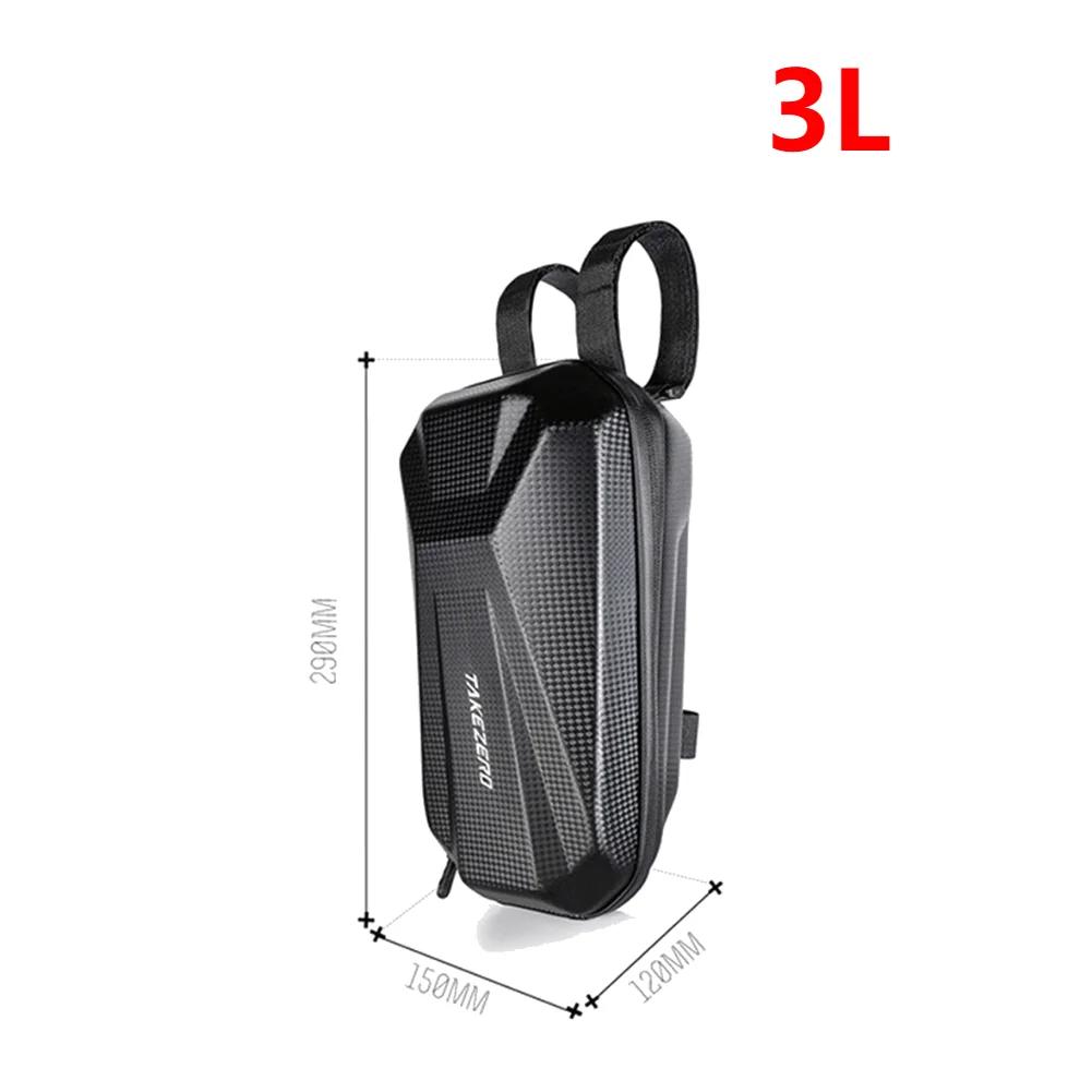 2L 3L 4L 5L Zipper Scooter Front Bag for Xiaomi M365 Electric Scooter Waterproof Storage Hanging Bag for Kugoo M4 Accessories