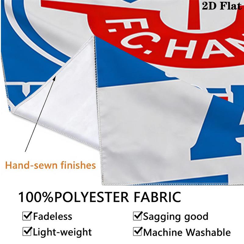 Fc Hansa Rostock Custom Name Wall Tapestry Aesthetic Wall Hanging Printed Fabric Blanket Decorative Tapestries for Bedroom Living Room Home Decor