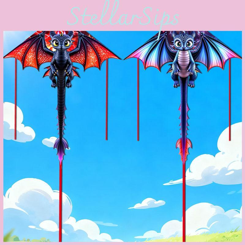 Dragon Kite With Polyester Material And Glass Fiber Frame For Kids And Outdoor Flying