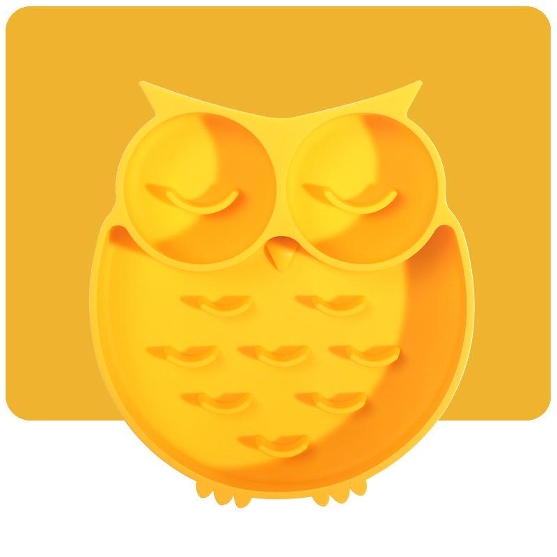 

Миска для медленного кормления домашних кошек и собак, Миска для медленного кормления собак, Коврик для медленного кормления, Неопрокидывающаяся тарелка для защиты шеи жёлтый