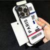 Travel Air Ticket Label Soft Phone Case For Xiaomi Poco X7 X8 Pro Max X6 X5 X3 F8 Ultra F7 M8 M7 M5S Redmi 15C 15A 15 14C 13C 12