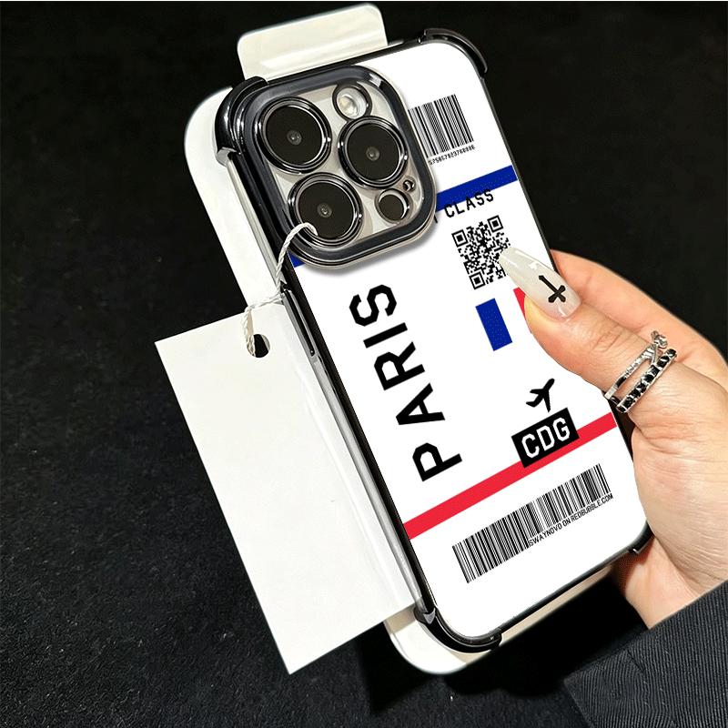 Travel Air Ticket Label Soft Phone Case For Xiaomi Poco X7 X8 Pro Max X6 X5 X3 F8 Ultra F7 M8 M7 M5S Redmi 15C 15A 15 14C 13C 12