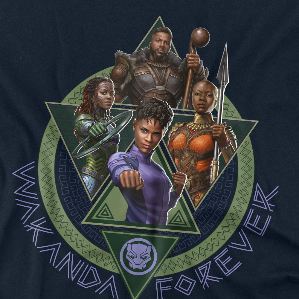 Black Panther: Wakanda Forever Unisex Adult Shuri Okoye Nakia M'baku T-Shirt