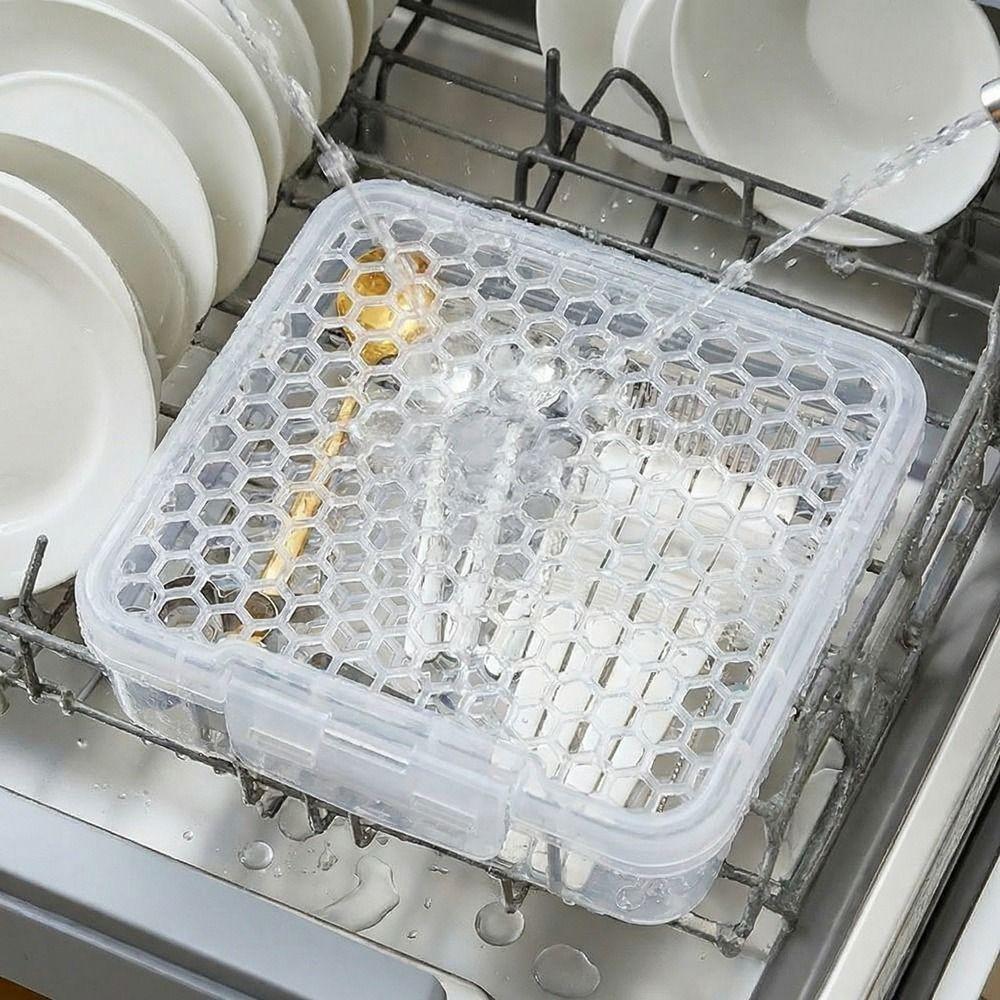 Plastic Chopsticks Cleaning Storage Box Food Grade Tableware Storage Basket  Dishwasher
