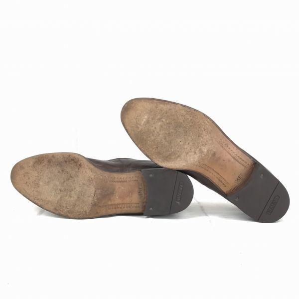 Lanvin Leder Slipper Loafer Schuhe Braun 24.5(GEBRAUCHT)