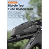 WEST BIKING Portable Bicycle Front Frame Bag Lightweight Mini Top Tube Bag 3D Shape Support Aero Cycling Bags Bike Accessories
