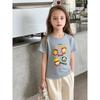 Foreign Trade Brand Children's Korean-Style Pure Cotton Short-Sleeve Cartoon T-Shirt Summer 2026 New Children's Clothing for Girls Ins