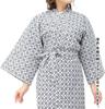Yukata Inn Set Inn for Women [KYOETSU] Set, Yukata, 4-piece (haori, Yukata, Obi, Laces) (Yukata-145, Haori-Green)