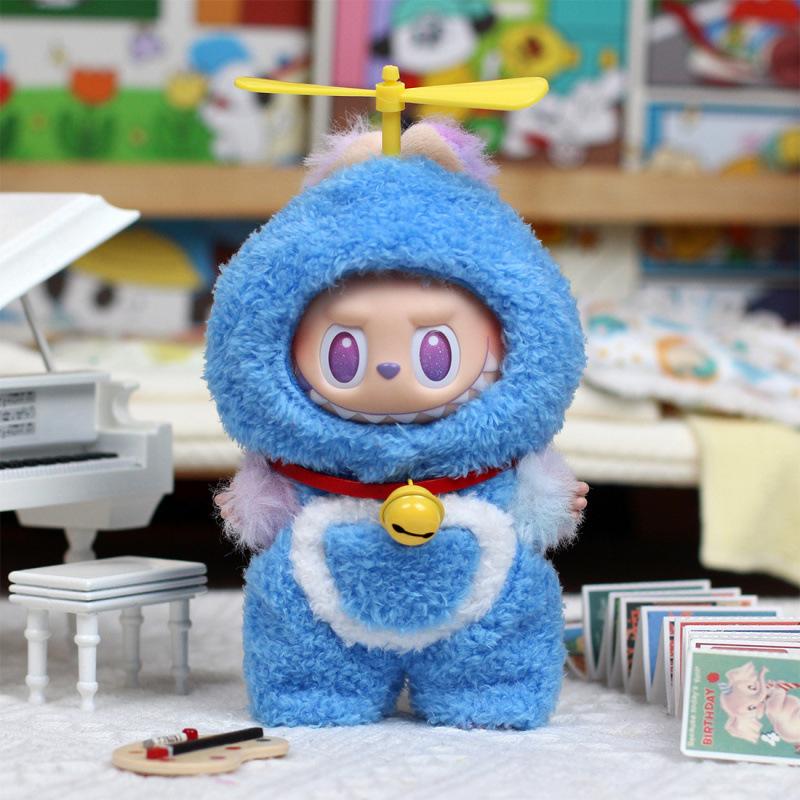 

Labubu Universal Baby Clothes Blue Fat Man Plush Cartoon Doll Clothes Labubu doll clothes