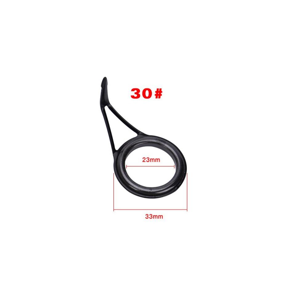 1PC Fishing Rod Guide Tip Top Ring Circle Pole Repair Kit Set Fishing Sories 6# 8# 10# 12# 16# 20# 25# 30#