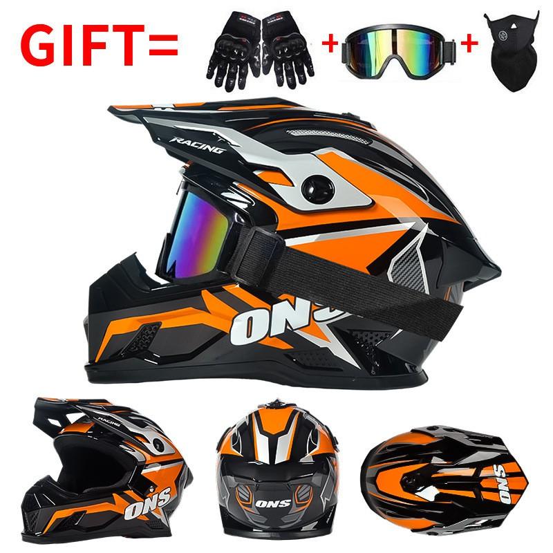 Off-Road Motorcycle Helmet Men Women Full Face Dirt Bike With Ventilation Adult ATV Motocross