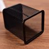 Office Desk Pen Pot Ruler Scissor Pencil Holder Cup Mesh Organizer Container