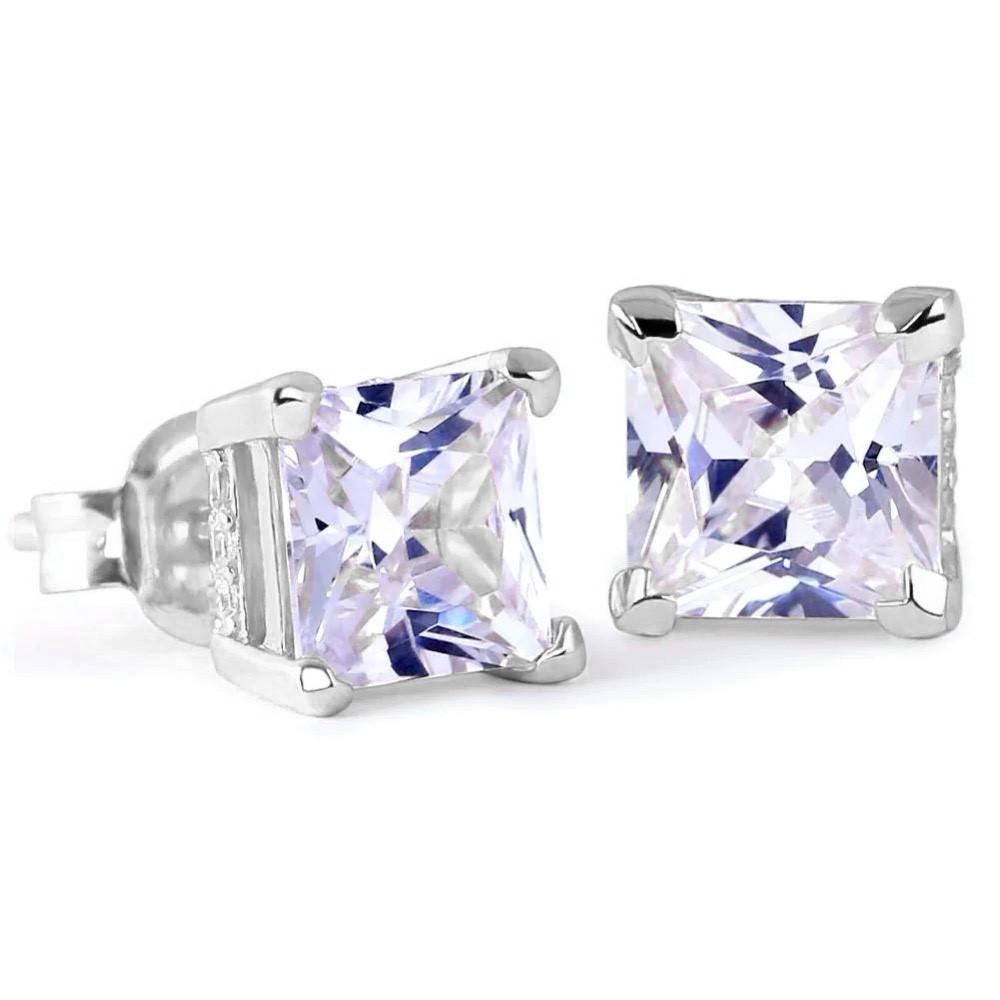 Gotische Nieten Quadrat Zirkonia Punk Stil Ohrringe Für Männer Frauen Charme Bunt Cool Ohrringe Für Männlich Weiblich Schmuck OHE147