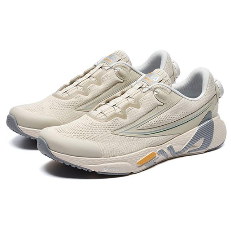 Fila Athletics Mind BOA Comfortable Low-Top Training Shoes Men Sneakers Oatmeal A12M231308FOM
