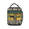 Teenage Turtles Eating Pizza And Skateboarding Insulated Lunch Bag Cooler Bag Meal Container Ninja Turtles Tote Lunch Box