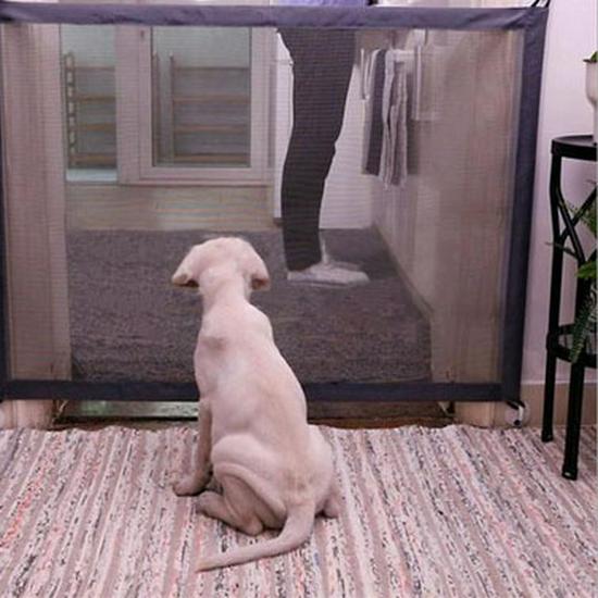 Portable Folding Pet Safety Gate: Isolation Net Fence for Home