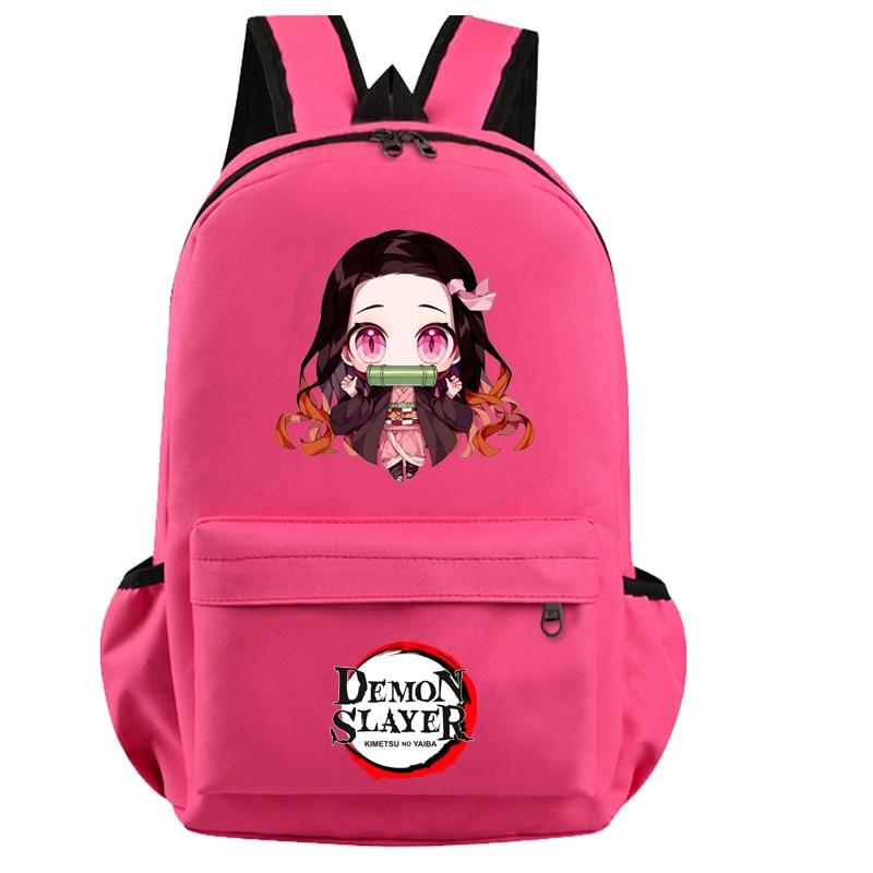 Anime Printing Laptop Bagpack Back To School Bokväska Tonårsryggsäck Unisex Mochilas tecknad ryggsäck Skolväskor för pojkeflicka
