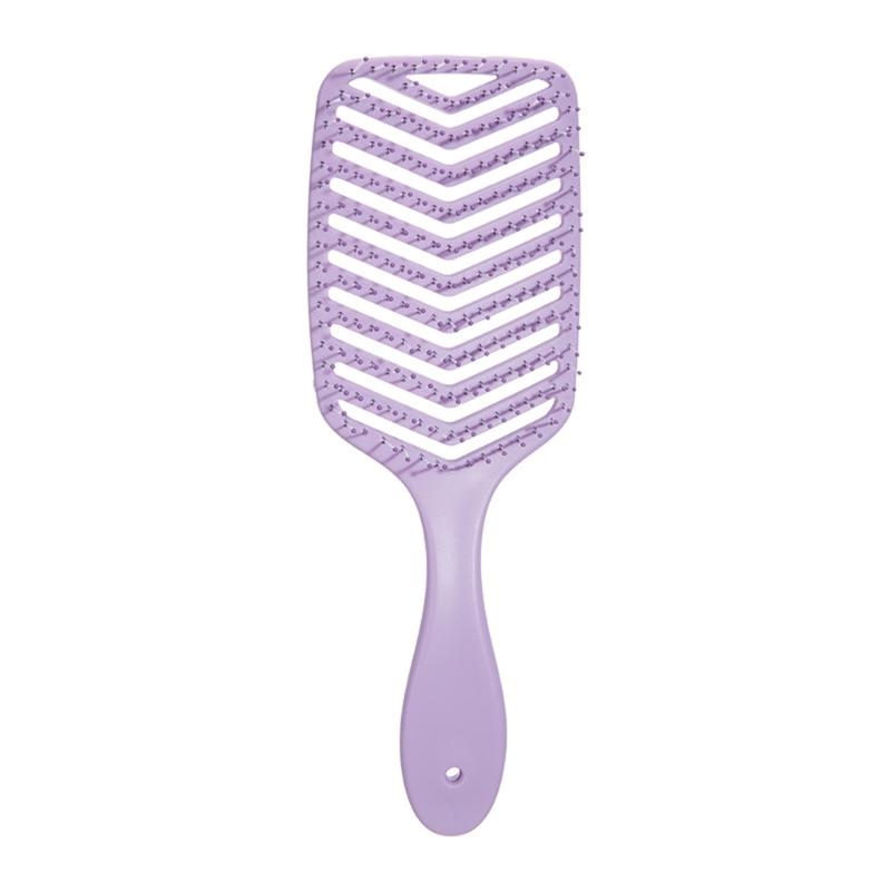 

Ventilated SPEED Shape Scalp Stimulating Comb ABS Substance Thin Hair Brush For Volumizing Hairstyles And Ease фиолетовый