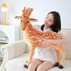 Simulation Squatting Dog Shepherd Dog Spotted Dog Doll Plush Toy Tiger Sika Deer Doll Children'S Ragdoll