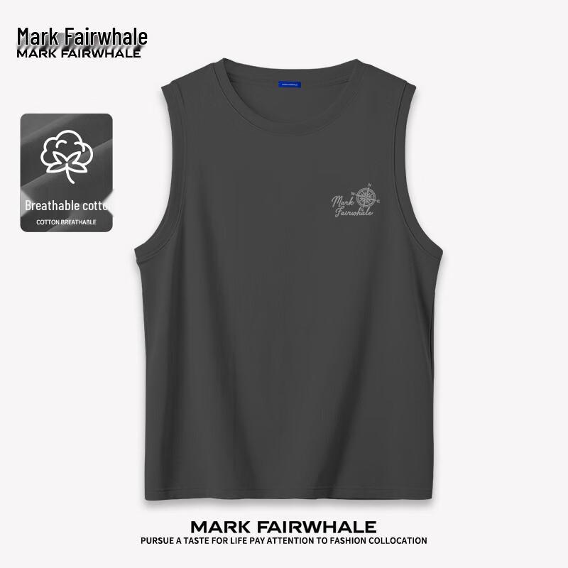 

Mark Fairwhale Men s Cotton Round Neck Vest 3XL