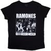 Ramones T-Shirt CBGB 1978 Band Logo neu Offiziell Damen Skinny Fit Schwarz Unisex T-Shirt