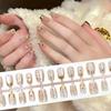 Baroque Enamel French Nail Art Patches: Retro, Luxury, Dopamine Colors