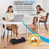 TALSTILA Foot Rest for Under Desk at Work, Footrest with Warm Plush Feet Pocket, Ergonomic Foam Foot Stool, Under Desk Footrests, for Office Desks &