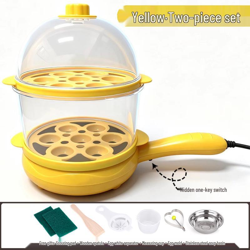 Canxiang Non-Stick Electric Frying Pan: Poached Eggs, Dumplings, Pot Stickers & Breakfast Cooker