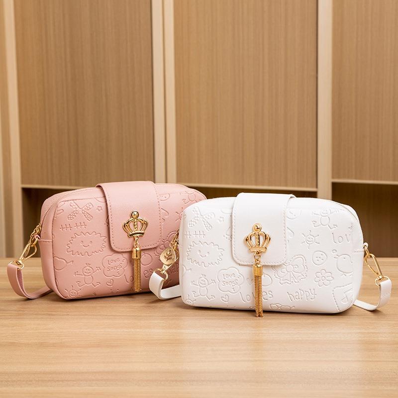 Printed Camera Bag Women's Bag Women's Bag Fresh and Sweet Shoulder Bag Fashion Mobile Phone Bag