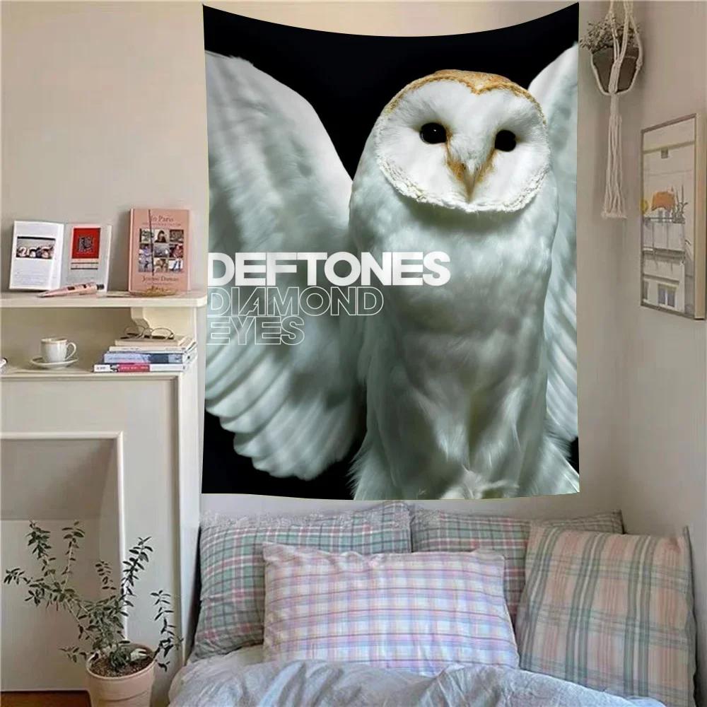 Cantante Hip Hop Star Deftones Appeso Arazzo Boemo Arazzi da Parete Boemi Mandala Kawaii Decorazione Stanza