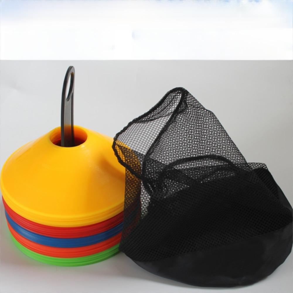 Colorful Football Training Equipment Durable Thickened Agility Disc Cone Plastic Stand Soccer Training Markers