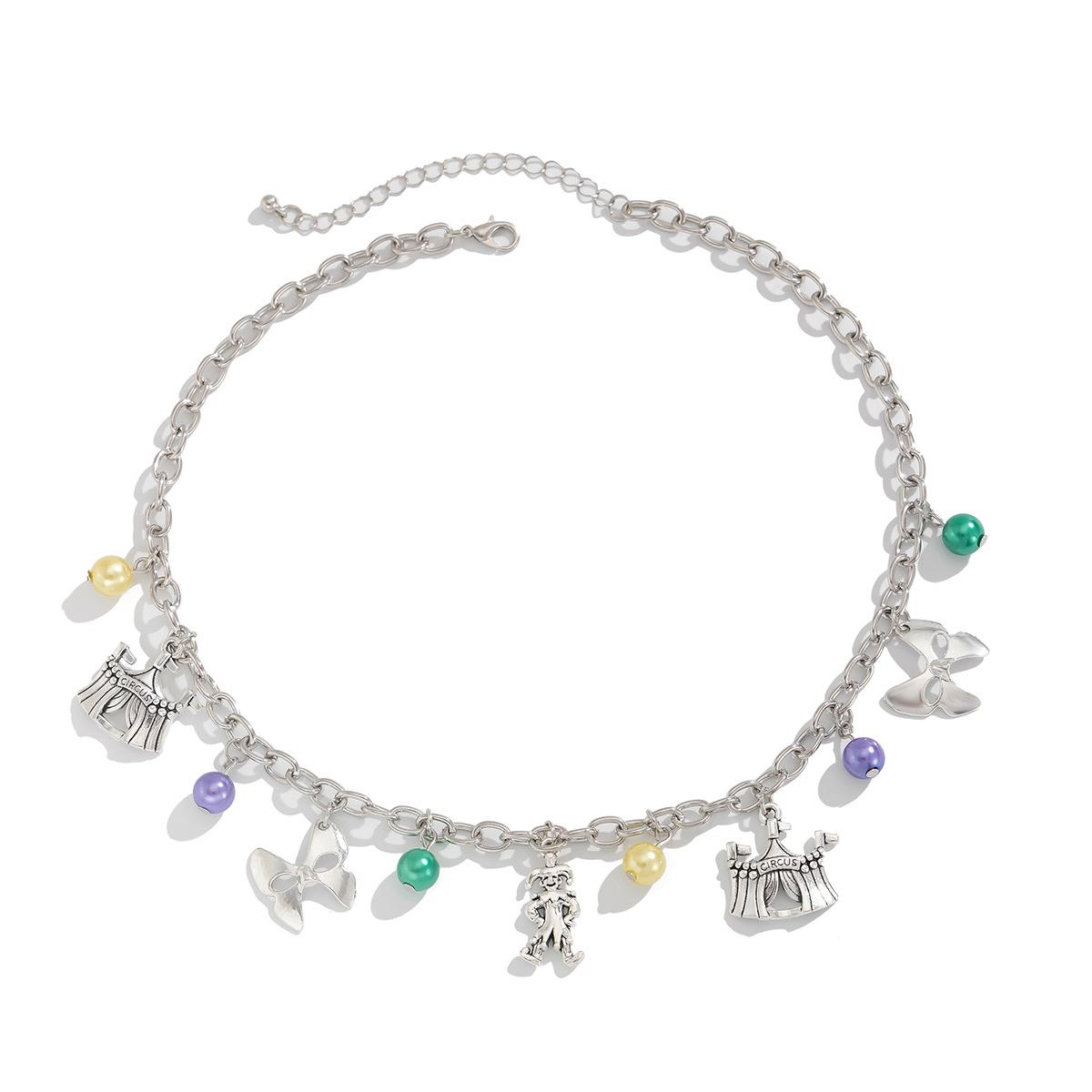 

Маска-капля масла, ожерелье-маска, стильные унисекс ювелирные аксессуары серебряный