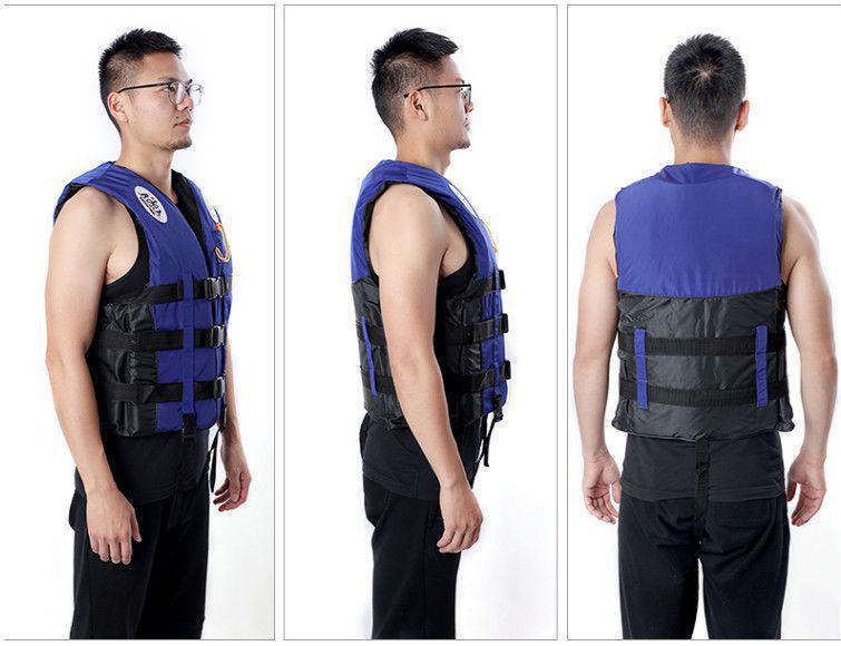 High Buoyancy Marine Life Jacket - Portable Snorkeling and Fishing Vest for Water Survival.