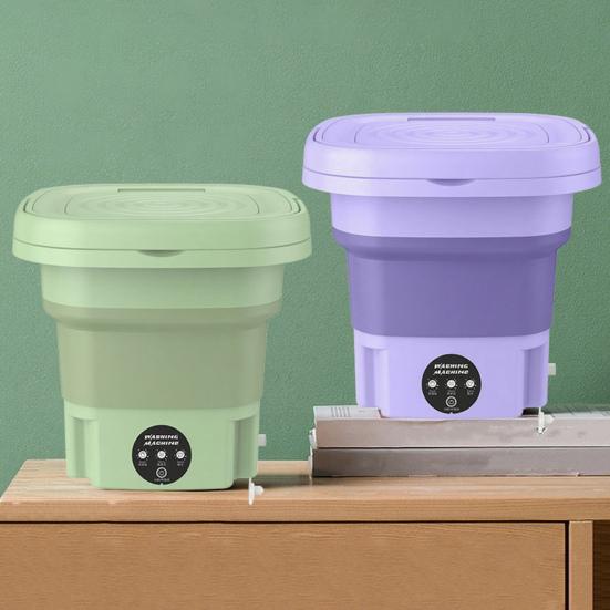 Folding Washing Machine Portable Mini Washer Powerful Decontamination Easy Operation