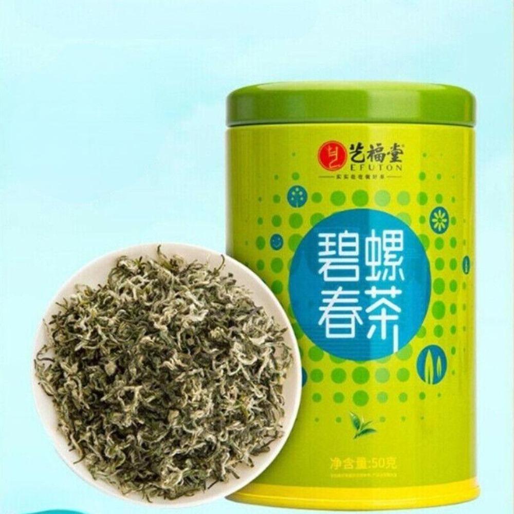 Biluochun Geurige Groene Thee In Blik Bi Luo Chun Chinese Specialiteit Thee