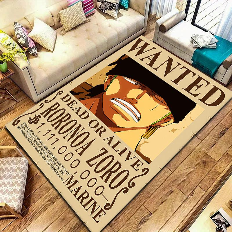 Roronoa Zoro Carpet Rug For Living Room Bedroom Home Sofa Decoration,kids Play Nonslip Floor Mat