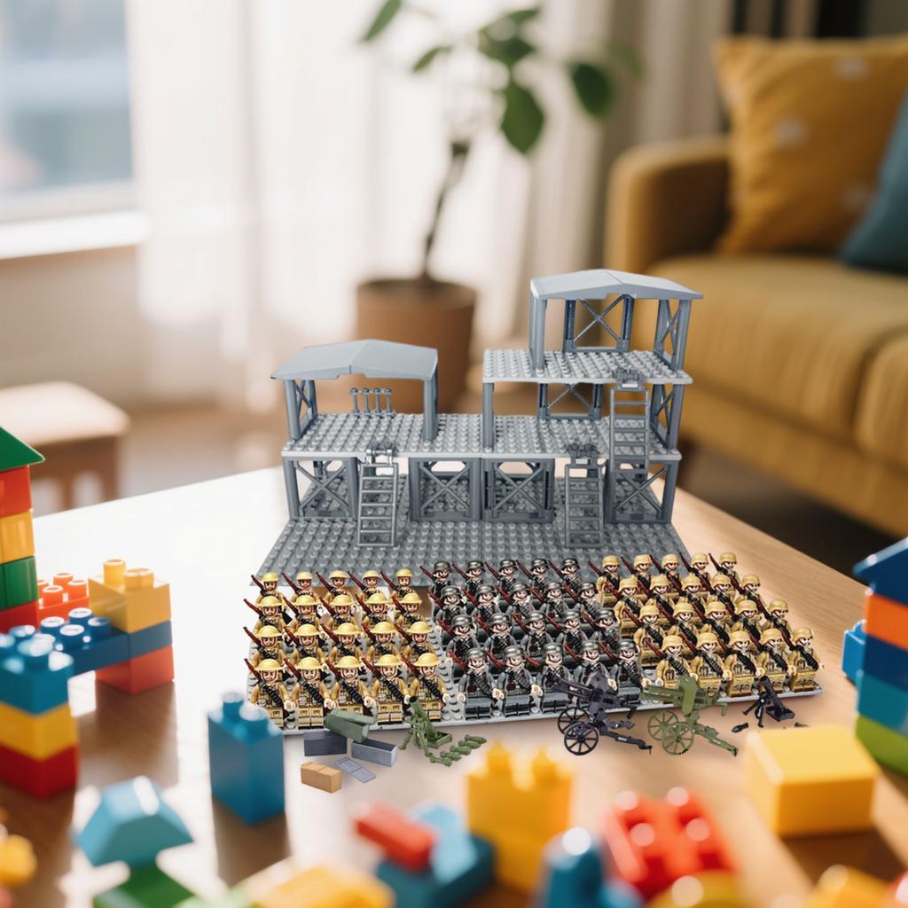 Weapons And Equipment, Watchtowers, Mortars, Compatible Howitzers, Puzzle BuildingBlocks, Minifilm Toys