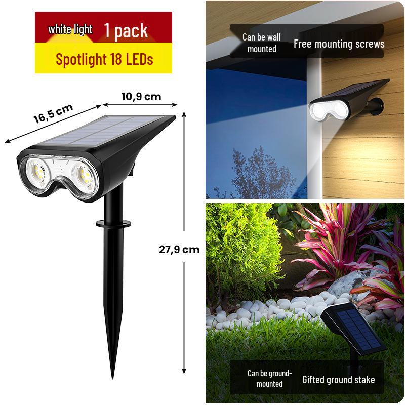 High Brightness Outdoor Solar Tree and Garden Landscape Spotlights - Waterproof Decorative Lawn Lights