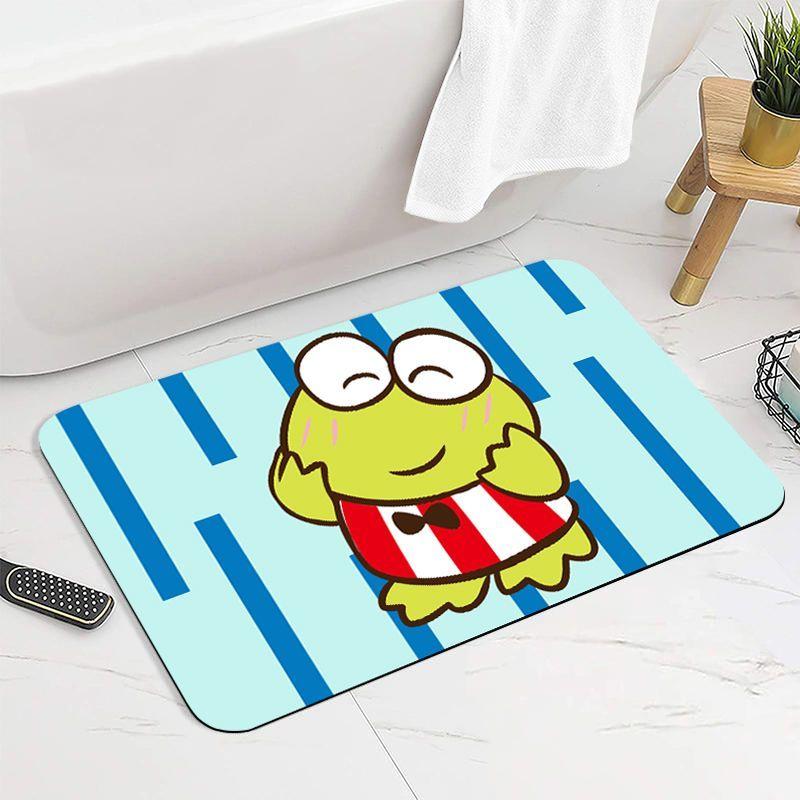 Big-eyed frog diatom mud absorbent mat bathroom non-slip floor mat toilet toilet foot mat toilet door mat