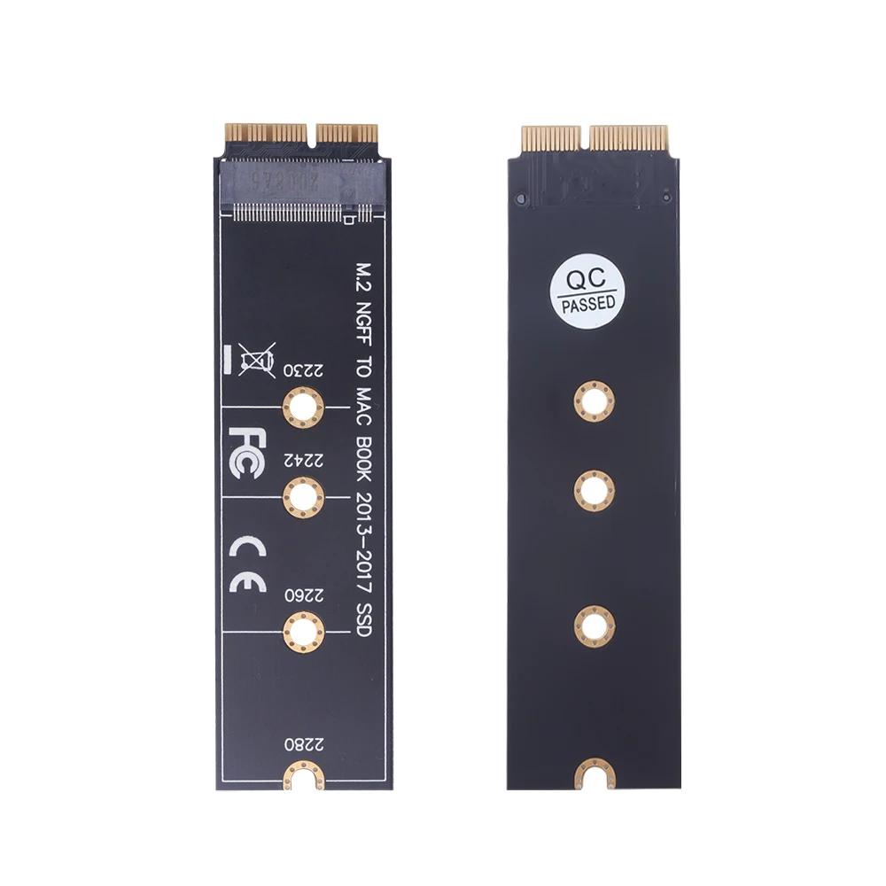 M.2 NVME SSD Case Convert 2013-2017 NGFF PCIE To M2 Adapter for A1465 A1466 A1398 A1502 PCI-E PCI Express M Key Connector