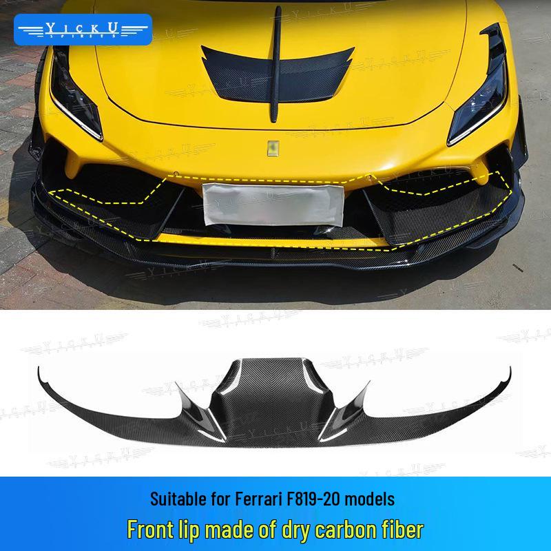Ferrari F8 PK Style Carbon Fiber Rear Wing Body Kit