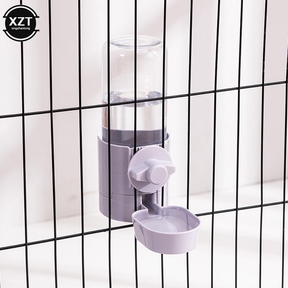 Pet Cats Dogs Drinking Fountain Feeder Pet Cage Hanging Bowl Food Container Water Feeder Dispenser For Puppy Cats Dogs Rabbit